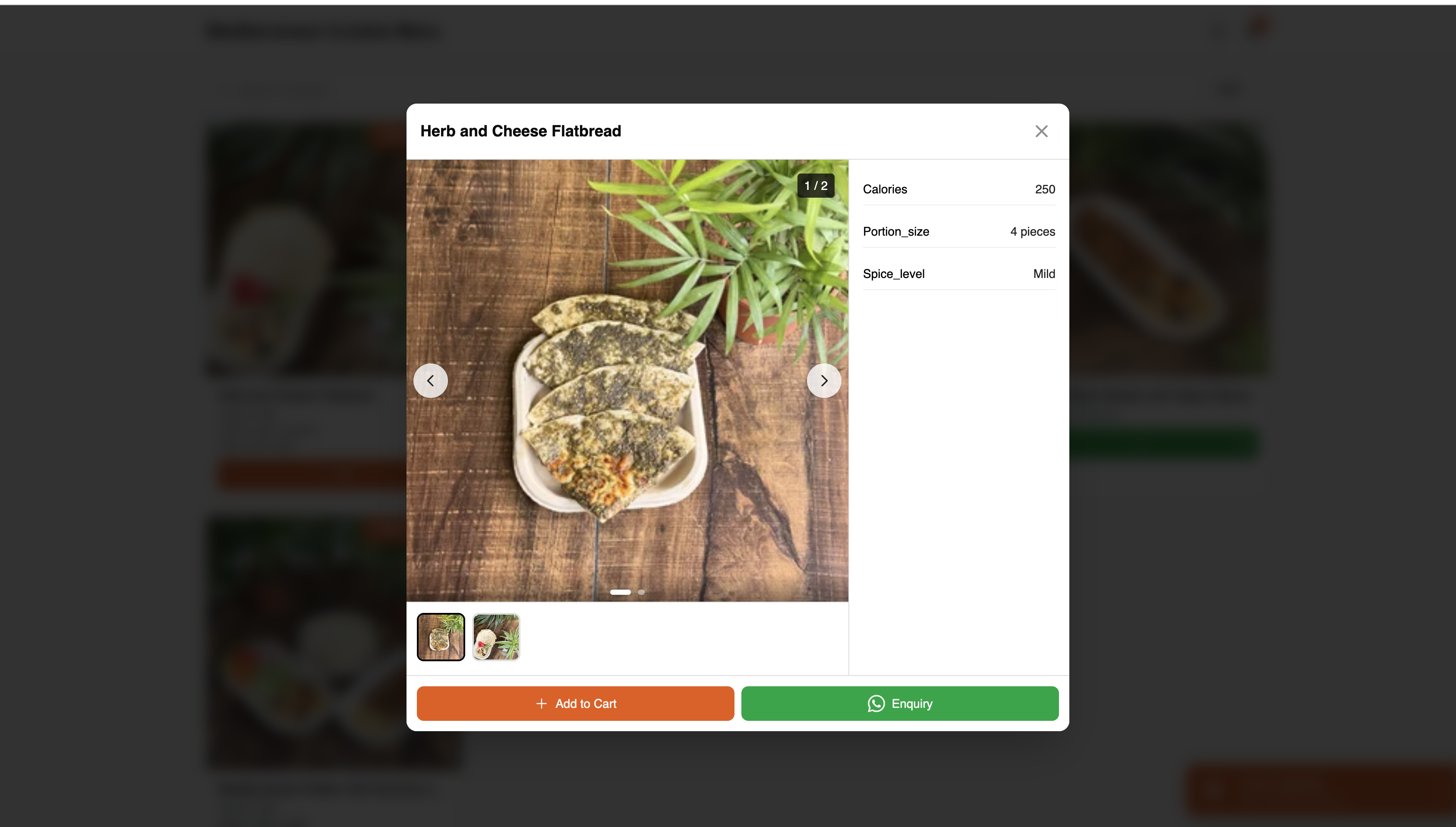 Product Details Modal