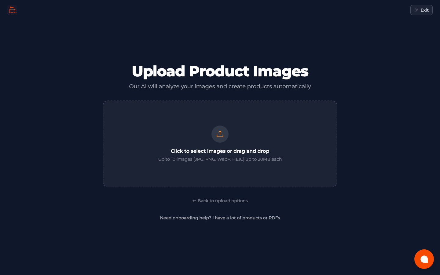 Store from photos