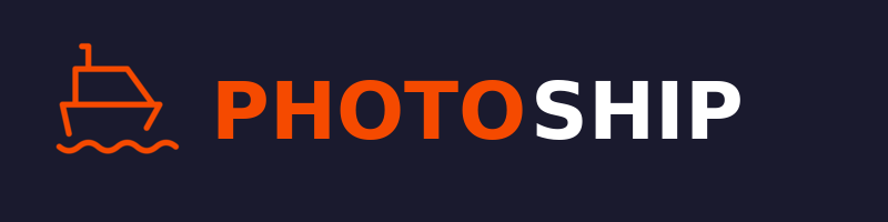 Photoship Full Logo (Dark)