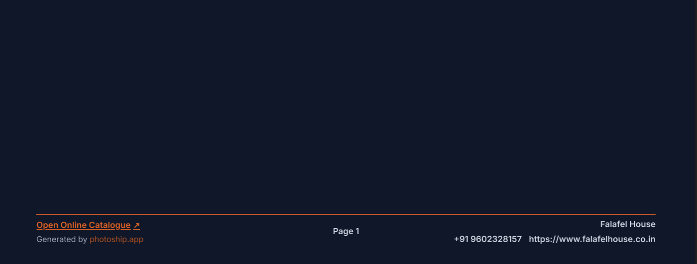 PDF Footer Link (Open Online Catalogue)